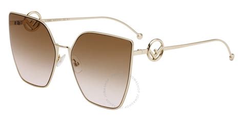 fendi ff 0323/s|Fendi Brown Pink Gradient Butterfly Ladies Sunglasses FF .